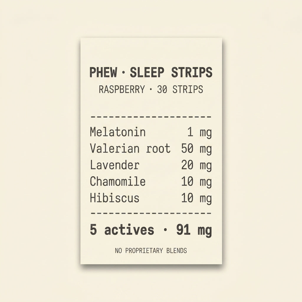 phew Sleep Strips