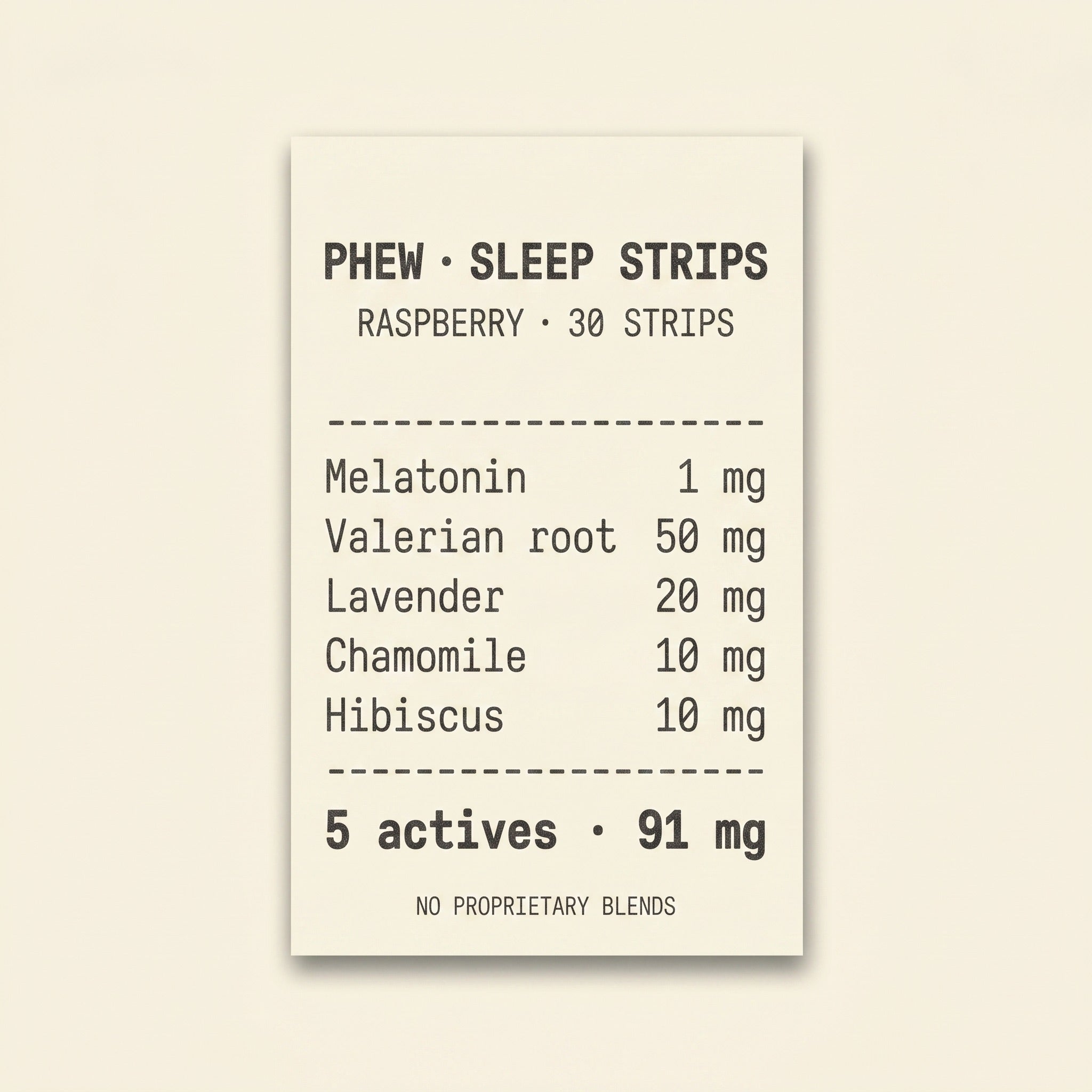 phew Sleep Strips
